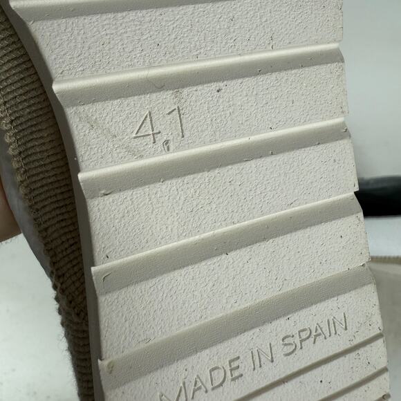 Verbenas Nuria Loafer Women's 10 White Leather Slip On Low Top Casual Round Toe - Picture 10 of 10